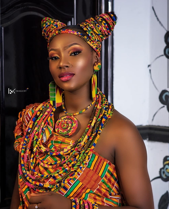 #HOTSHOTS: These Beautiful African Bridal Looks By BkImages Will Make You Turn Your Wedding African