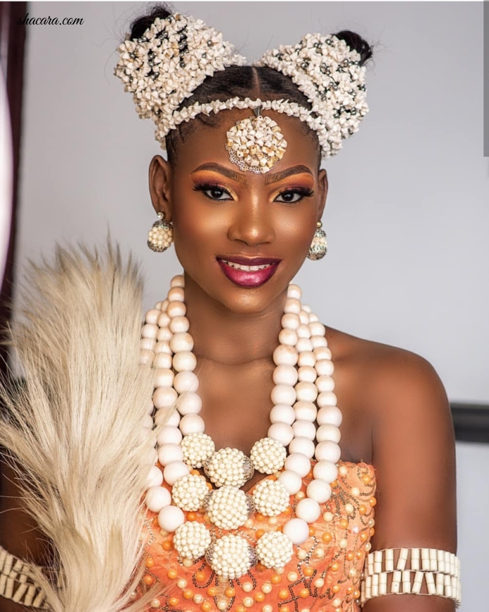 #HOTSHOTS: These Beautiful African Bridal Looks By BkImages Will Make You Turn Your Wedding African