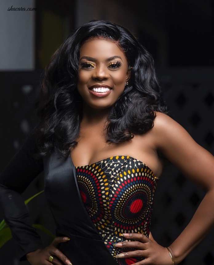 #STYLEGIRL: We Can’t Get Over Nana Aba Half Print Birthday Dress & Here Is Why!