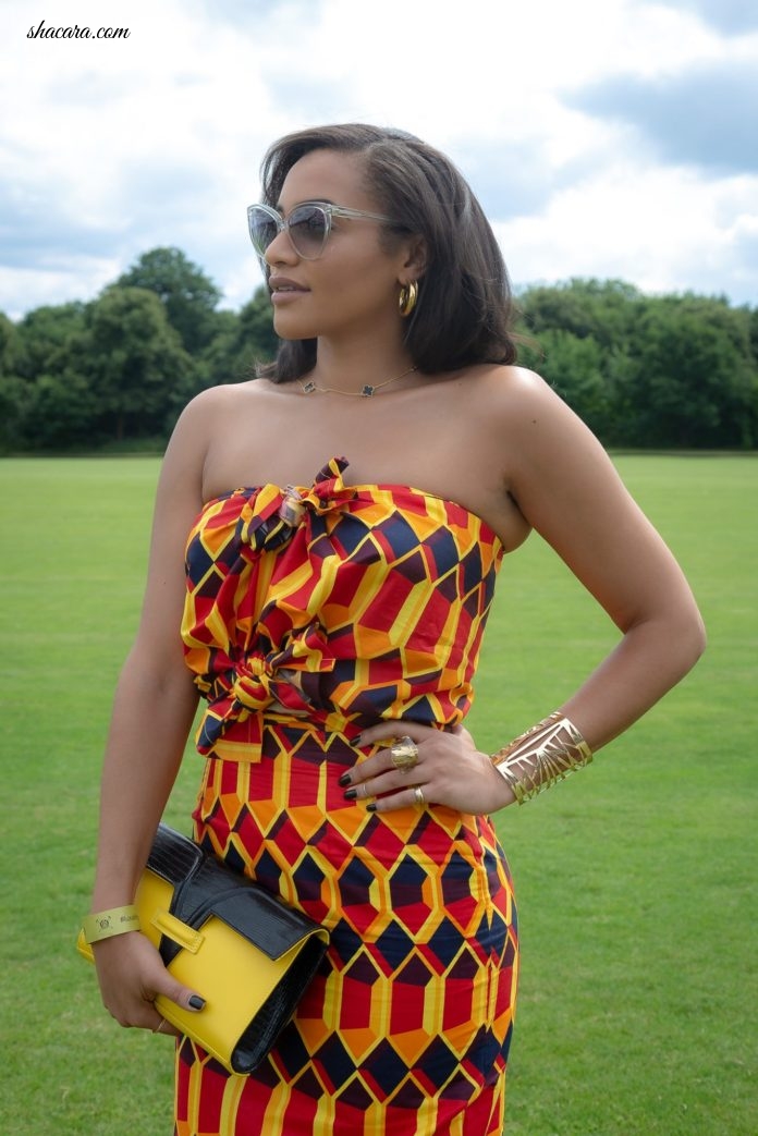 Finally, Some Fab Fashion From London! Watch Fashionistas Come Out In Haute Print For Lux Afrique’s Polo Day 2019