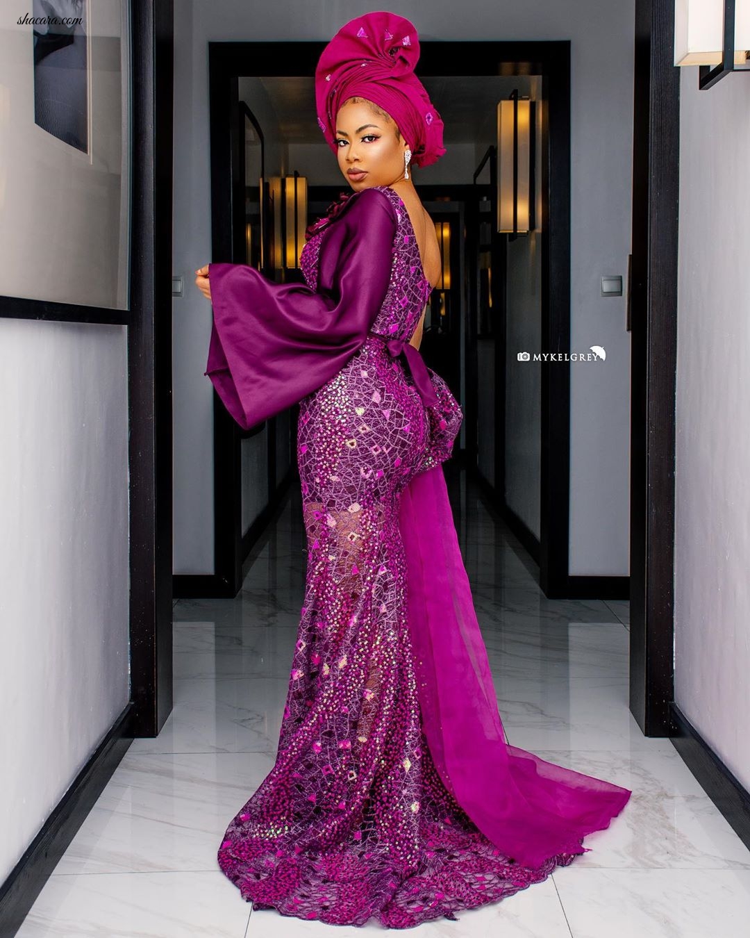 #BBNaija Stars came through for BamBam & Teddy A – See All the Aso-Ebi Moments from #BamTeddy