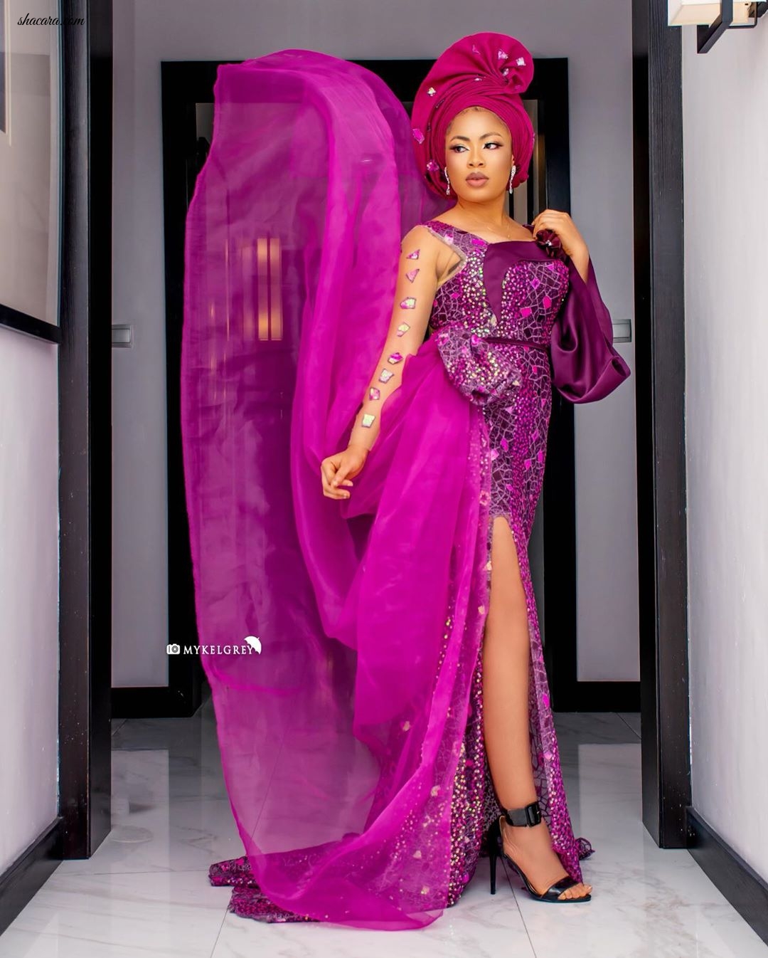 #BBNaija Stars came through for BamBam & Teddy A – See All the Aso-Ebi Moments from #BamTeddy